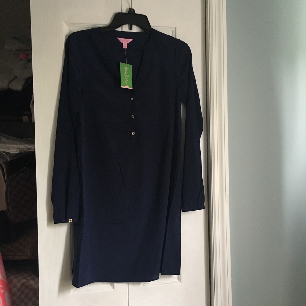 Lilly Silk stretch silk tunic dress